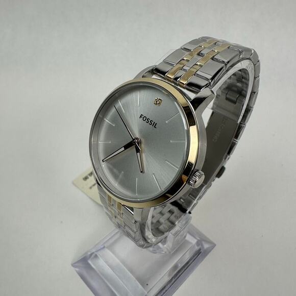 NWT Fossil His & Her Couple Set Diamond Lux Luther Watch BQ2467SET main image 7